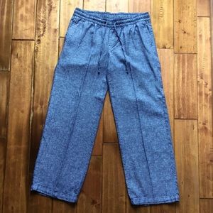 Old Navy Wide-Leg Linen-Blend Pants